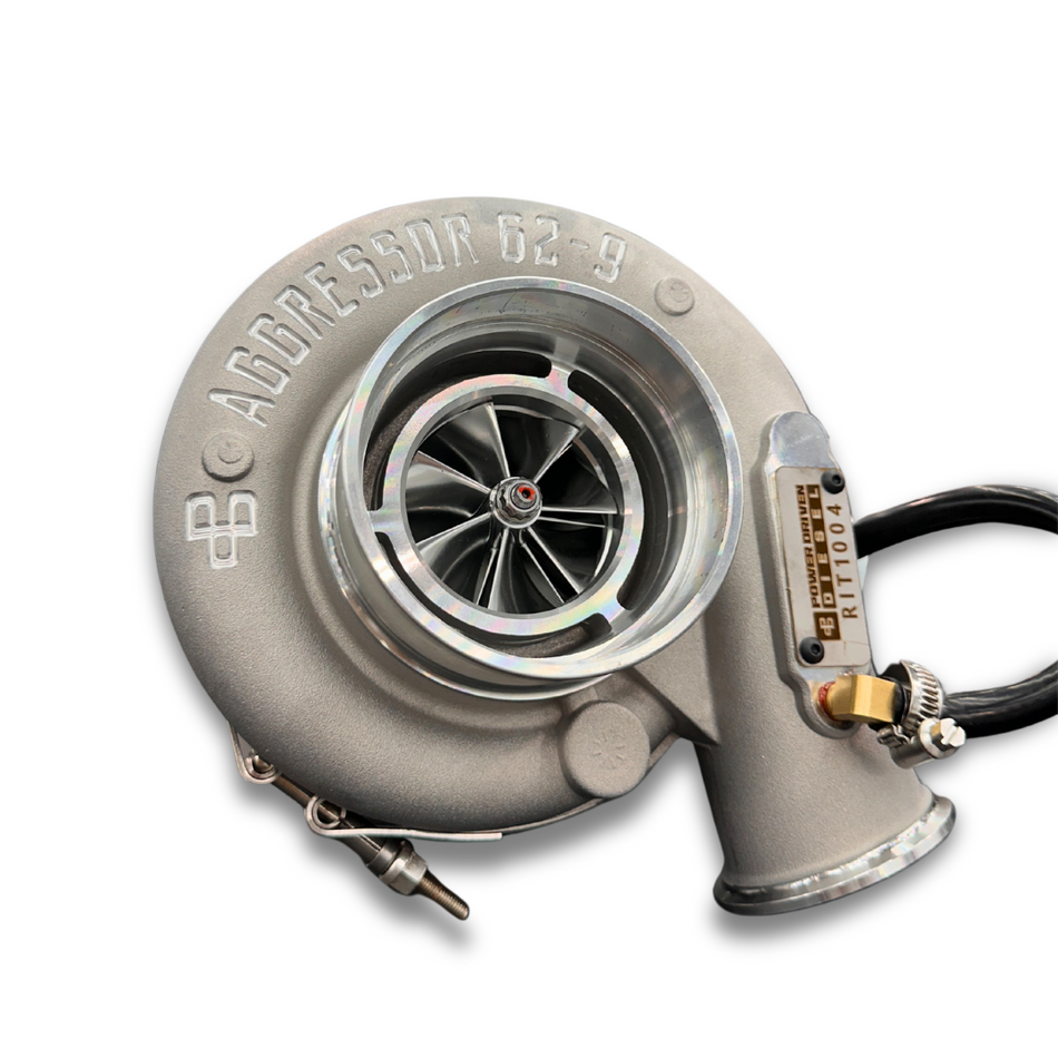 Turbocompresor Aggressor 62-9 impulsado por potencia