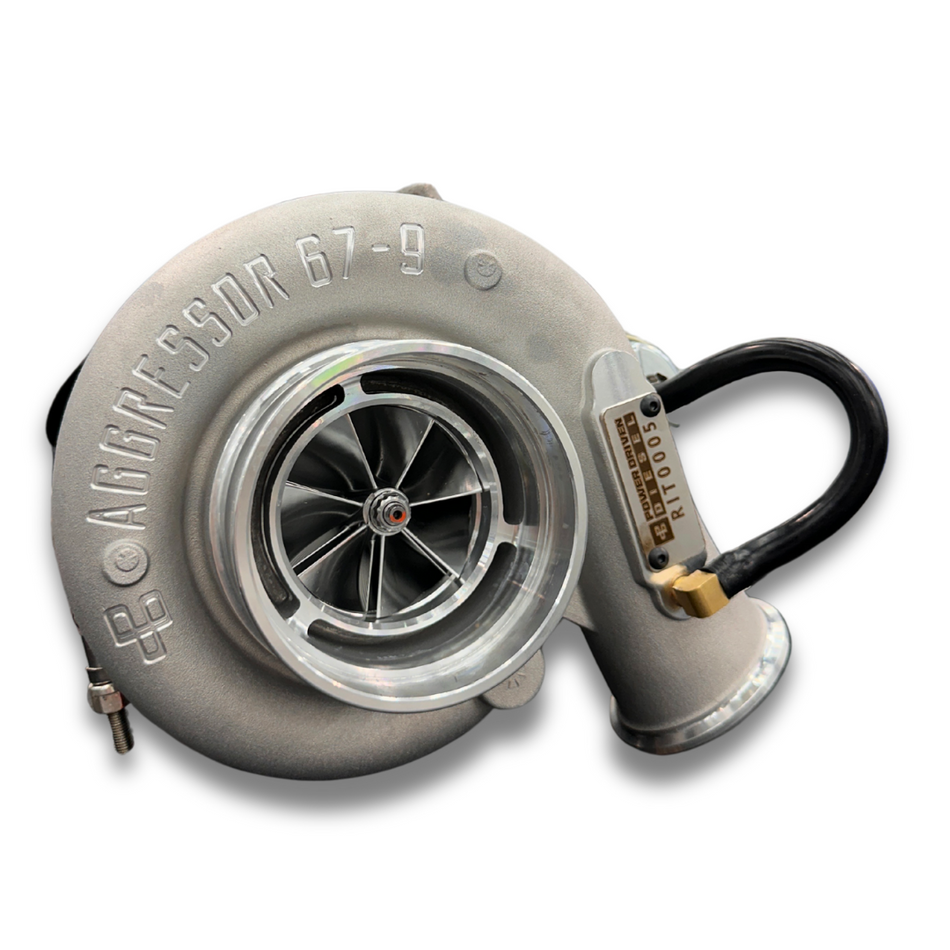 Turbocompresor Aggressor 67-9 impulsado por potencia