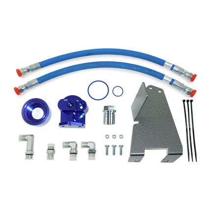 Pacbrake Oil Filter Relocation Kit - 19-24 Ram 2500/3500 Cummins 6.7L (Filter Thread 1" x 16UN)