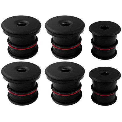 S&B Silicone Body Mount Kit (6pc) - 2003-2007 Ford Super Duty Reg. & Ext. Cab 5.4L, 6.0L, 6.8L