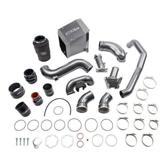 Wehrli 06-07 Chevrolet Duramax 6.6L LBZ Stage 2 High Flow Intake Bundle Kit - Bengal Silver